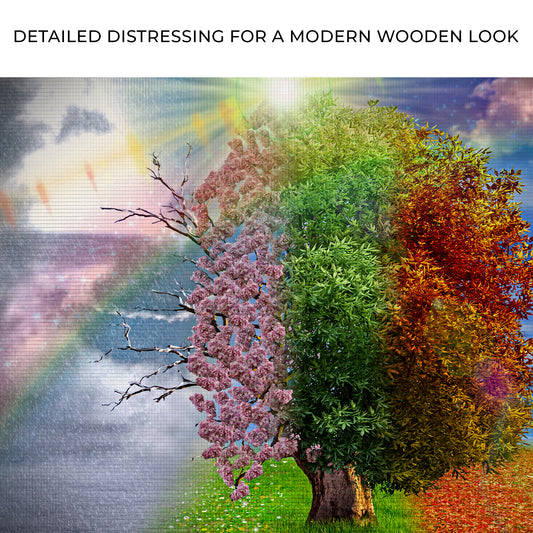 Four Seasons Of A Tree Canvas Wall Art Zoom - Image by Tailored Canvases
