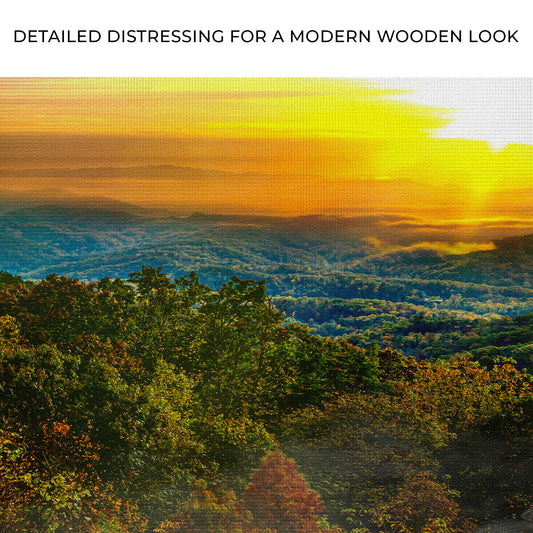 Foggy Mountain At Sunrise Canvas Wall Art Zoom - Image by Tailored Canvases