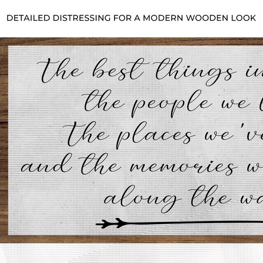 The Best Things In Life Sign II Zoom - Image by Tailored Canvases