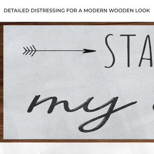 Stay Wild My Child Sign III Zoom - Image by Tailored Canvases