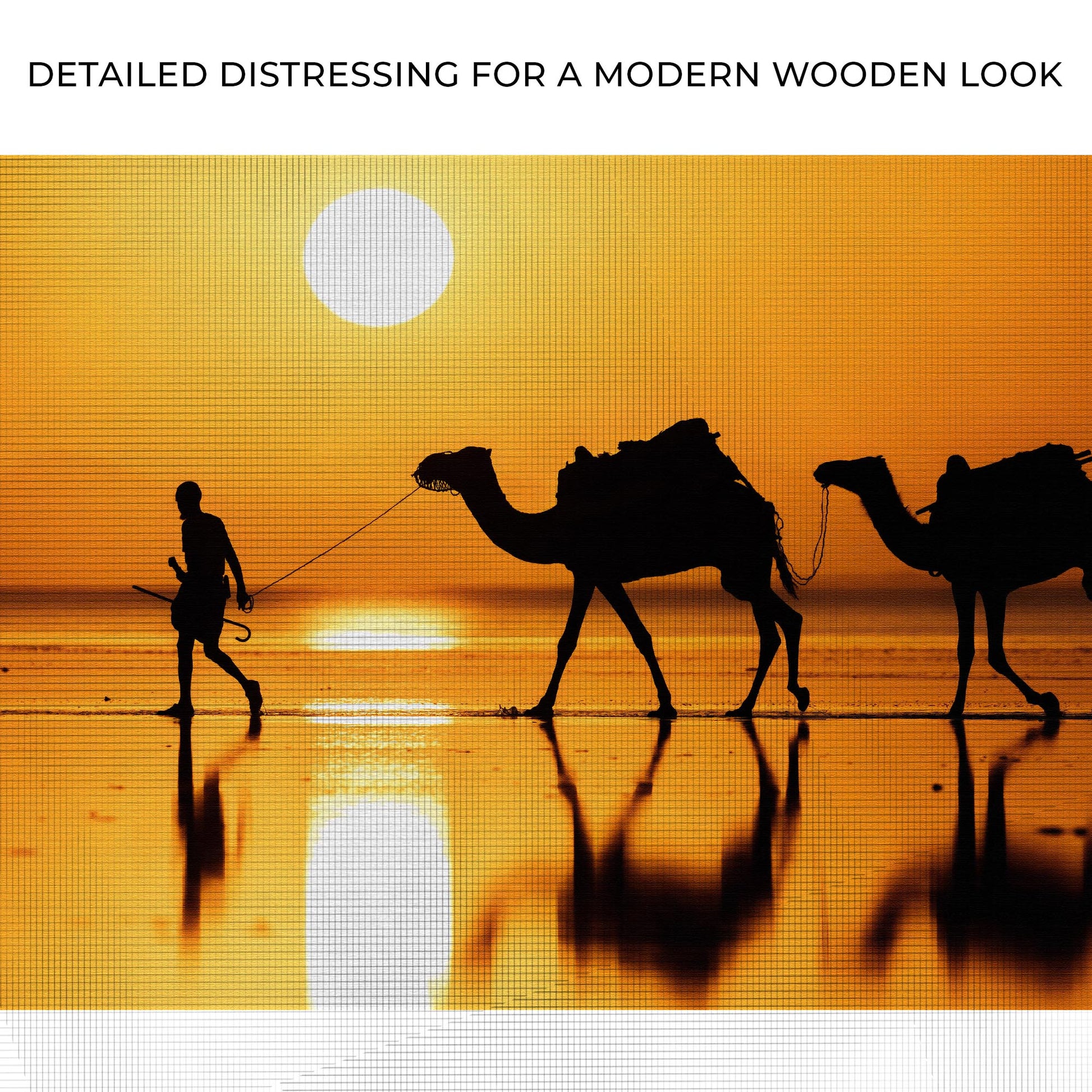 Sunset Camel Trail Canvas Wall Art Zoom - Image by Tailored Canvases