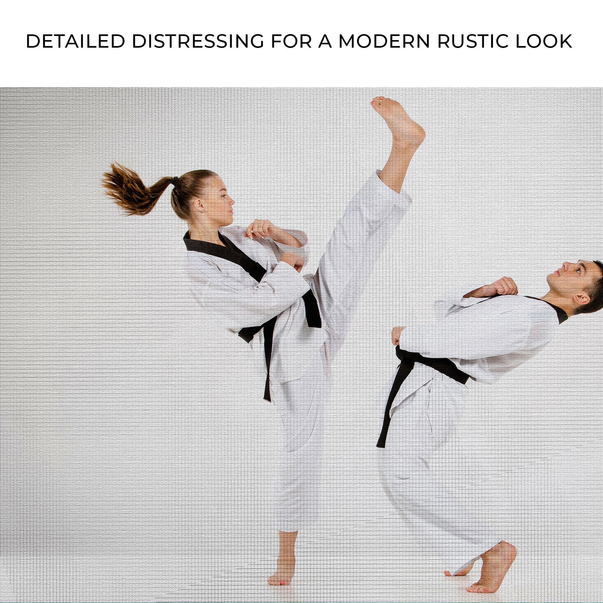 Taekwondo Kick Canvas Wall Art Zoom - Image by Tailored Canvases