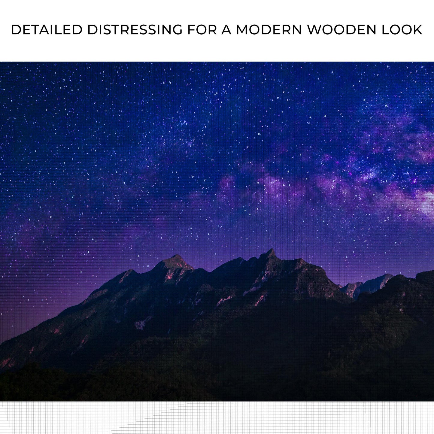 Milky Way Mountain Canvas Wall Art Zoom - Image by Tailored Canvases