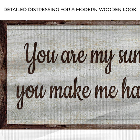 You Are My Sunshine Sign III Zoom - Image by Tailored Canvases