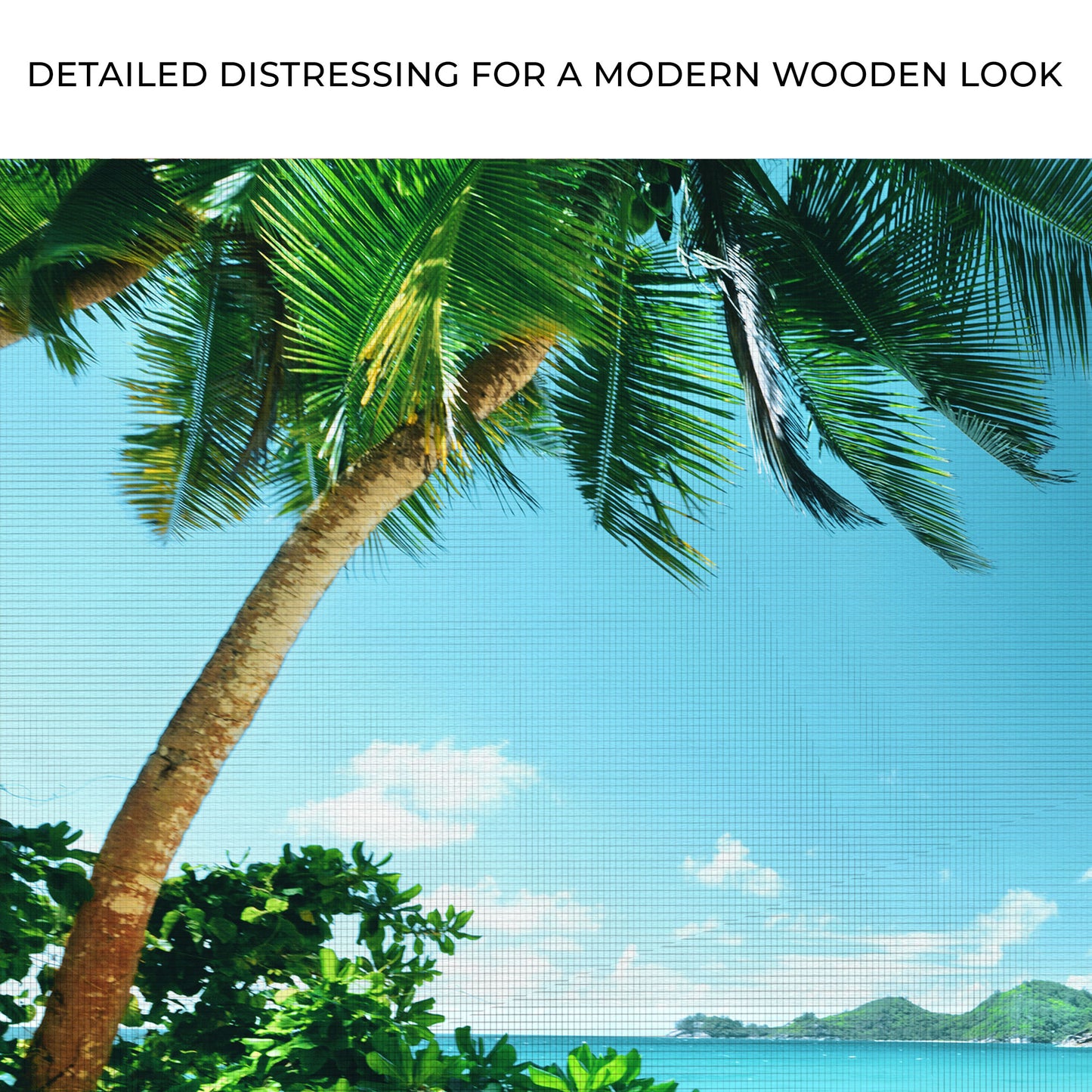 Coconut Trees And Tropical Beach Canvas Wall Art Zoom - Image by Tailored Canvases