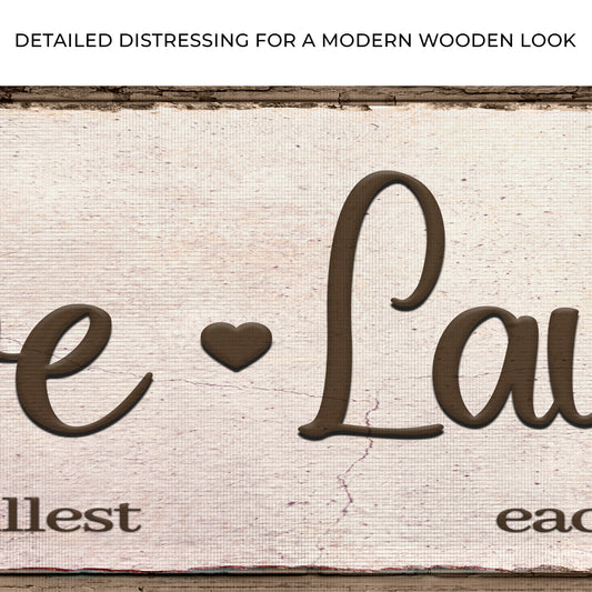 Live Laugh Love Sign III Zoom - Image by Tailored Canvases