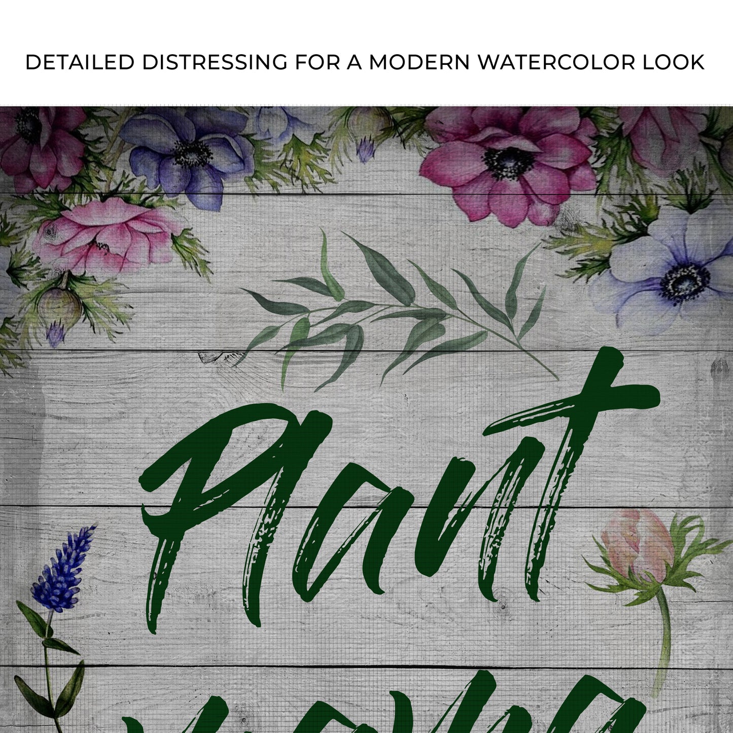 Plant Mama Botanical Sign Zoom - Image by Tailored Canvases