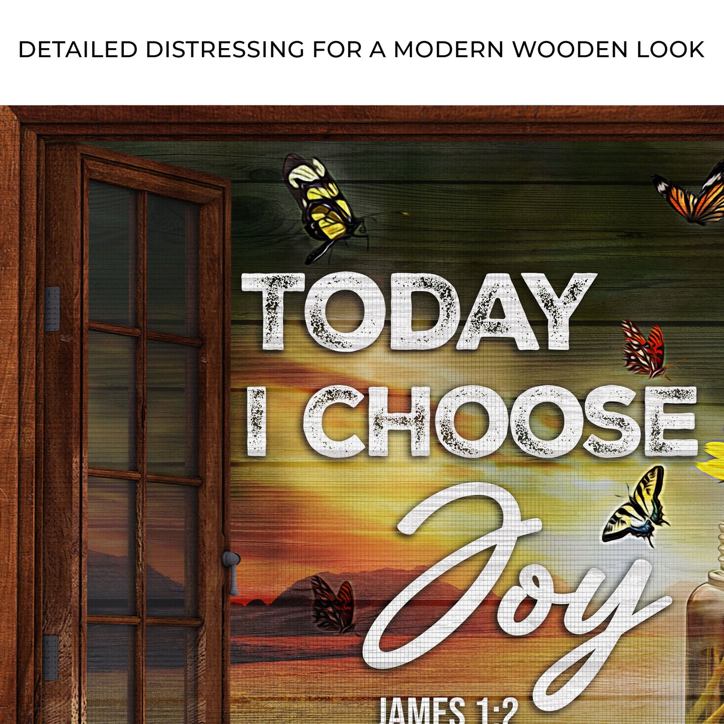 James 1:2 - Today I Choose Joy Sign III Zoom - Image by Tailored Canvases