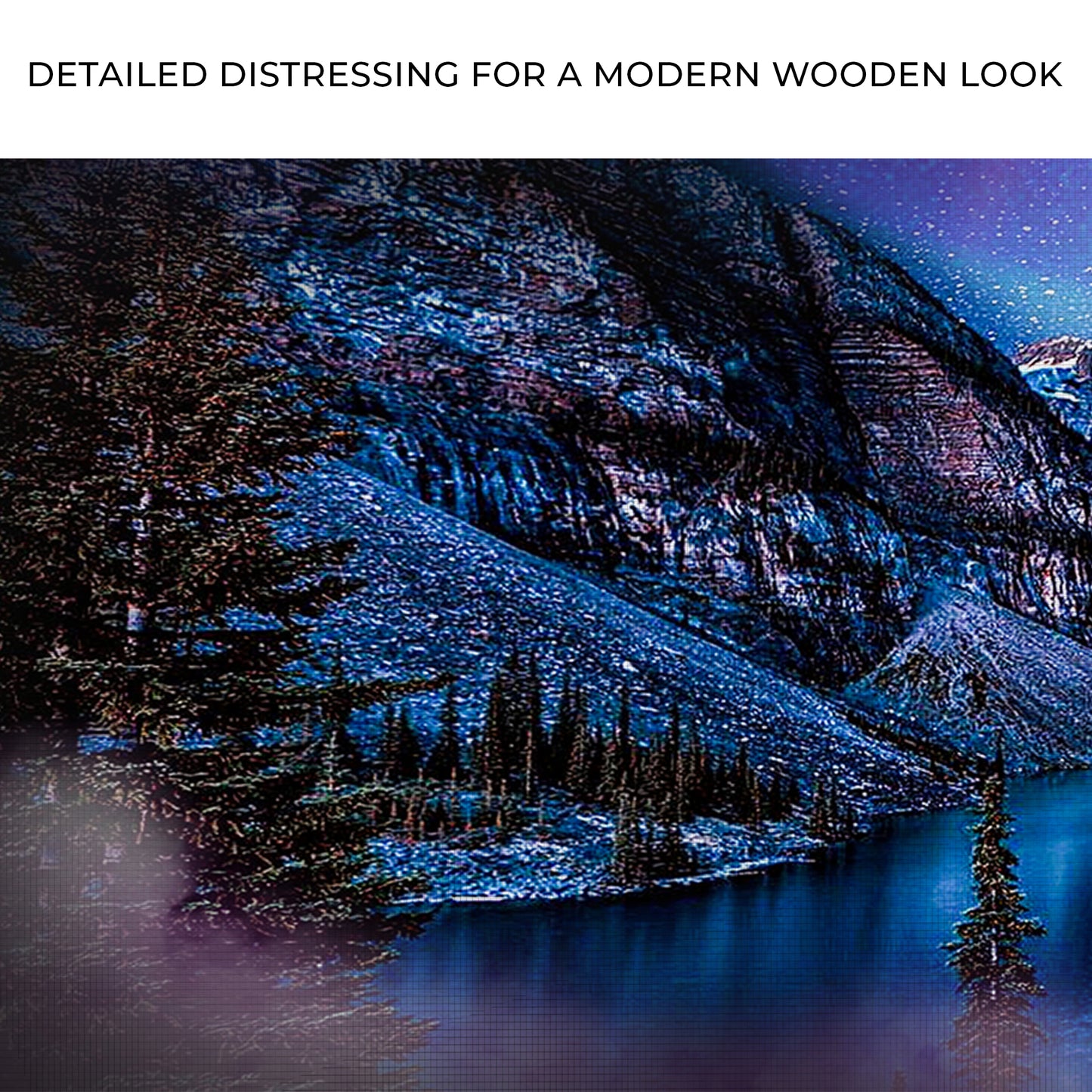 Starry Skies At Moraine Lake Canvas Wall Art Zoom - Image by Tailored Canvases
