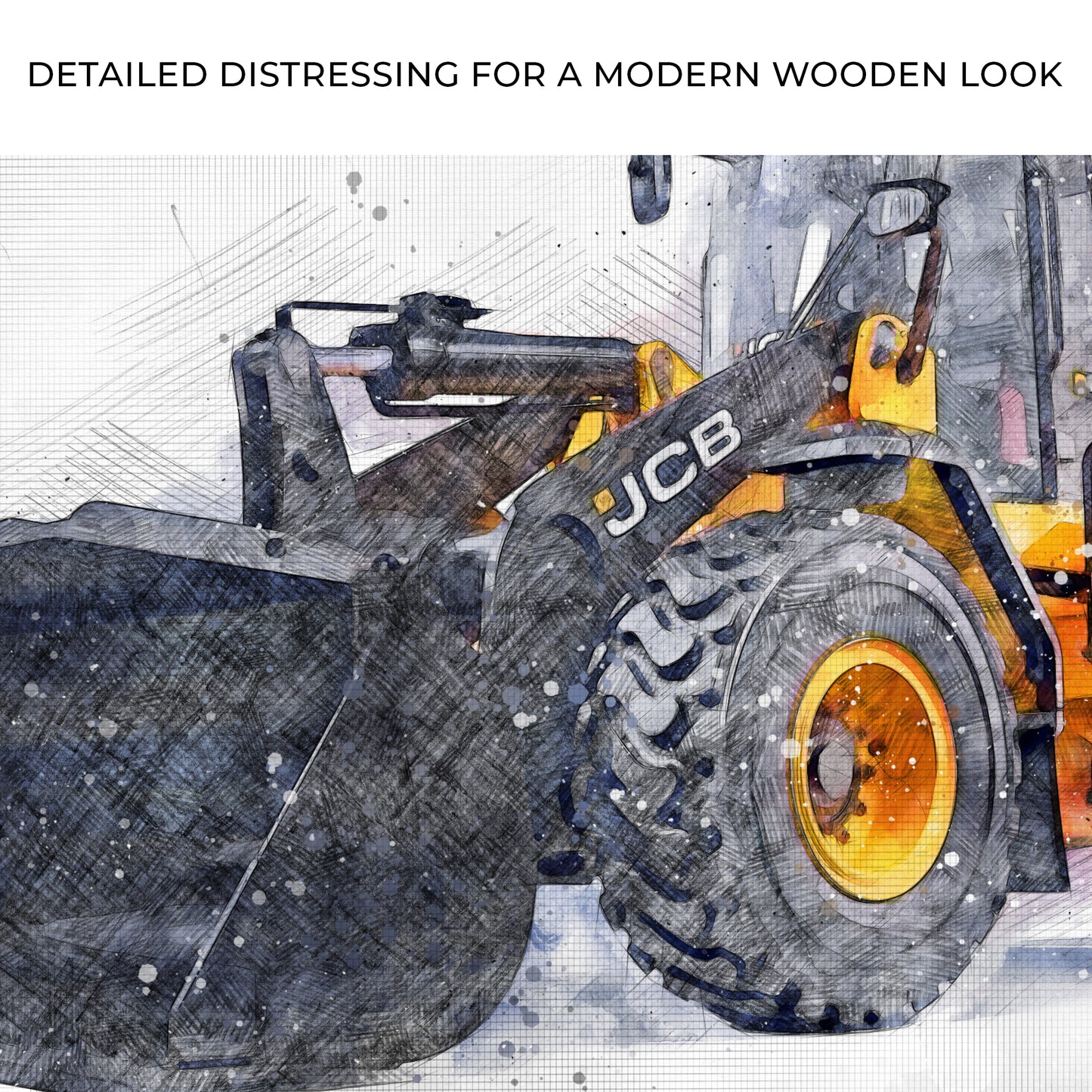 Construction Truck Wheel Loader Canvas Wall Art Zoom - Image by Tailored Canvases