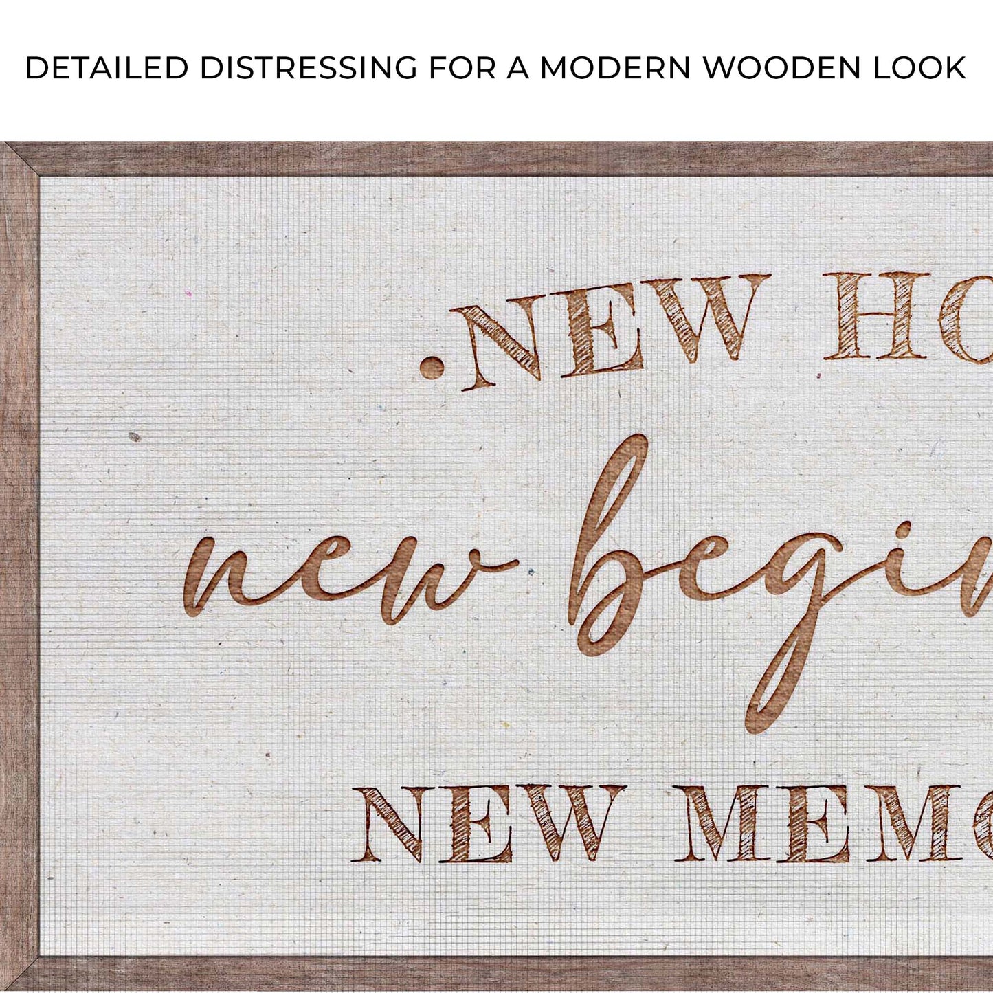 New Home New Beginning New Memories Sign Zoom - Image by Tailored Canvases