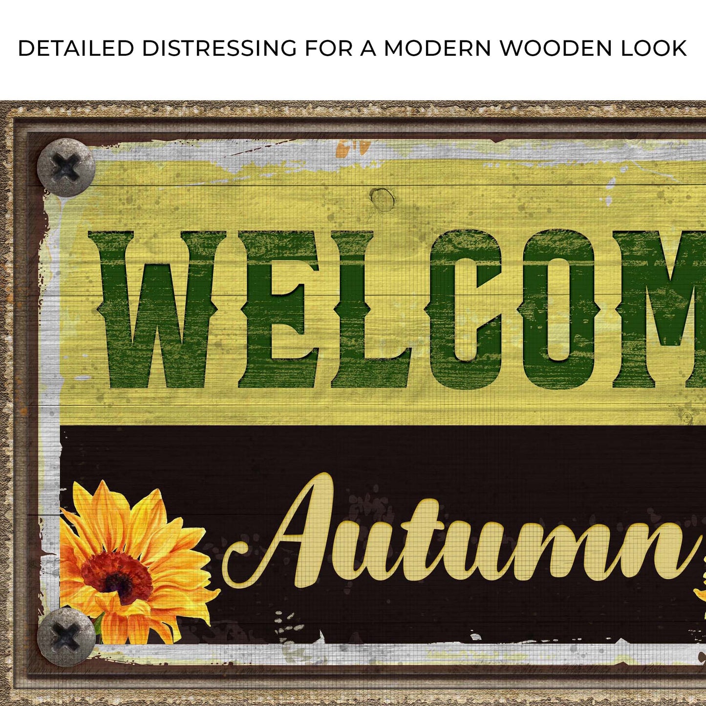 Welcome Autumn Sign III Zoom - Image by Tailored Canvases