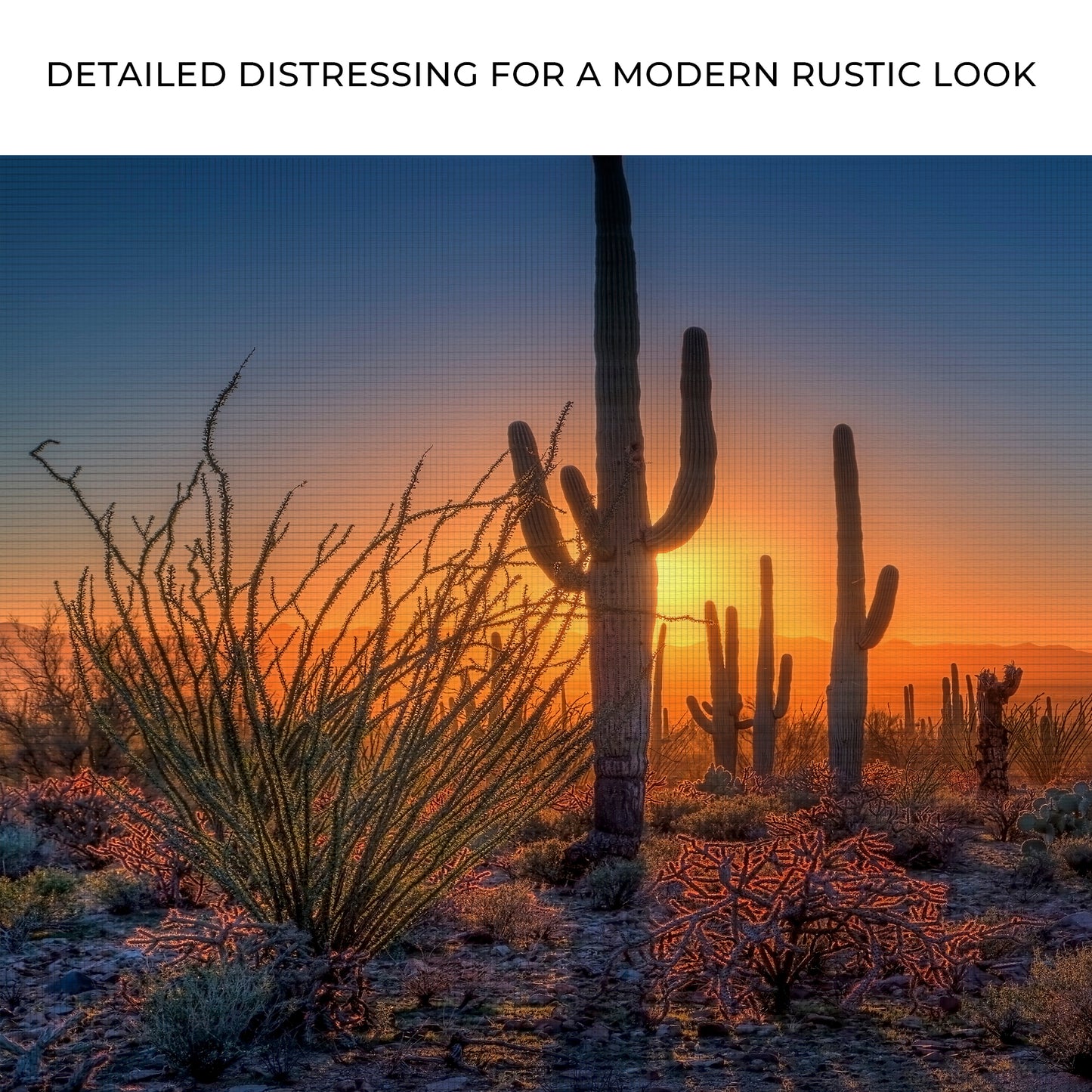 Desert Dusk Canvas Wall Art Zoom - Image by Tailored Canvases