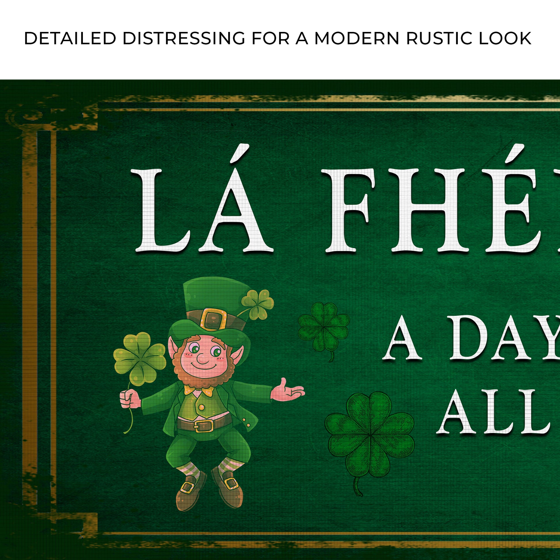 Lá Fhéile Pádraig: A Day To Celebrate All Things Irish Sign Zoom - Image by Tailored Canvases