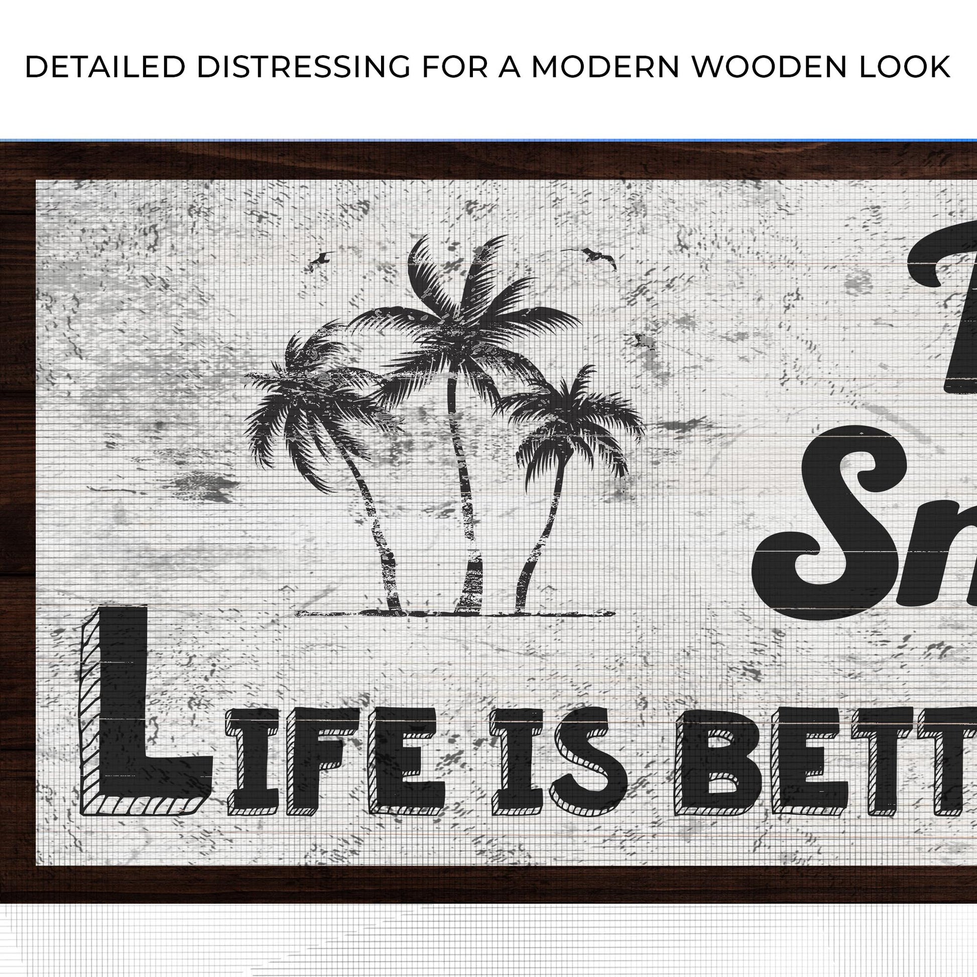 Life Is Better At The Beach Sign II Zoom - Image by Tailored Canvases