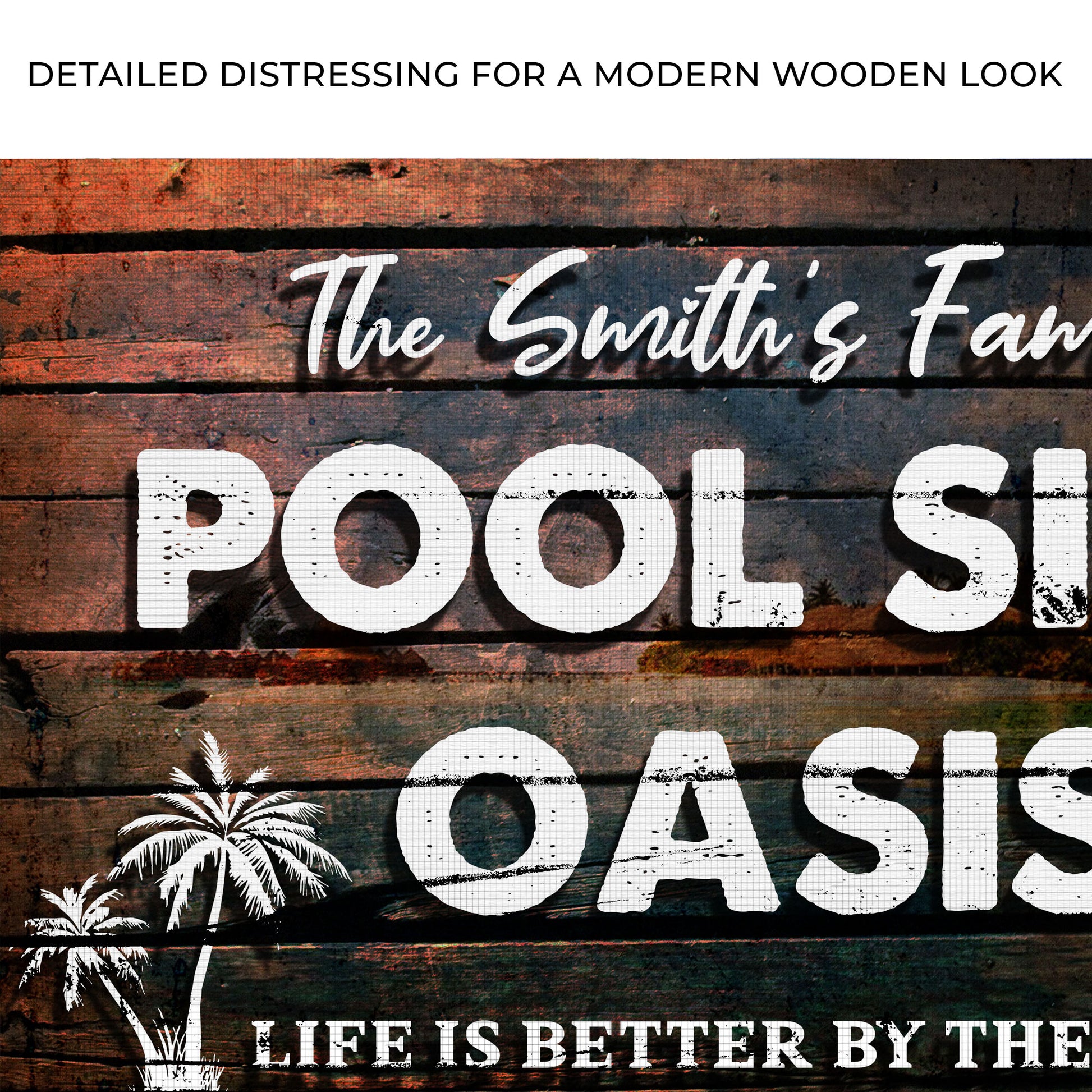 Poolside Oasis Sign Zoom - Image by Tailored Canvases