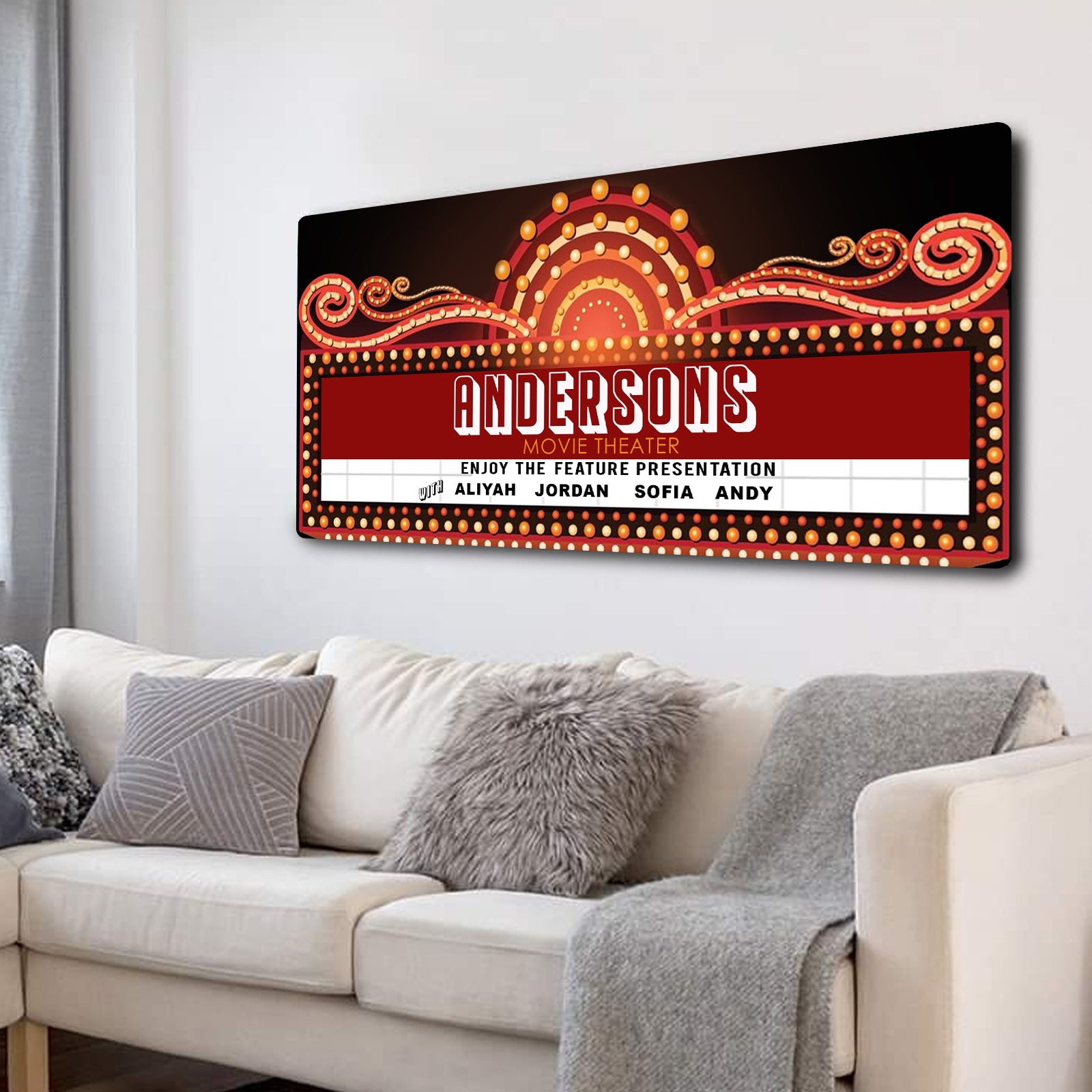 Theater Sign II Style 2 - Image by Tailored Canvases