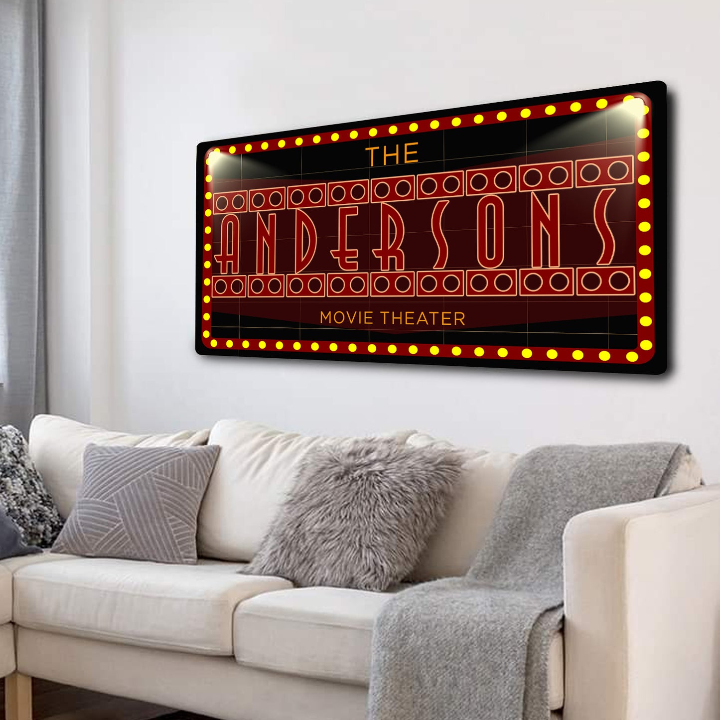 Theater Sign II Style 3 - Image by Tailored Canvases