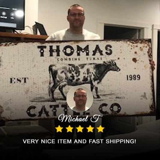 Cattle Ranch Sign II - Image by Tailored Canvases