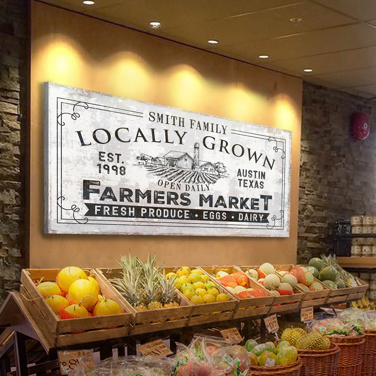 Market Sign for farmers