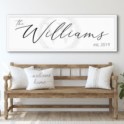 Custom Last Name Sign 