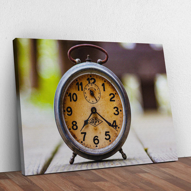Decor Elements Clock Rustic Canvas Wall Art - Image by Tailored Canvases