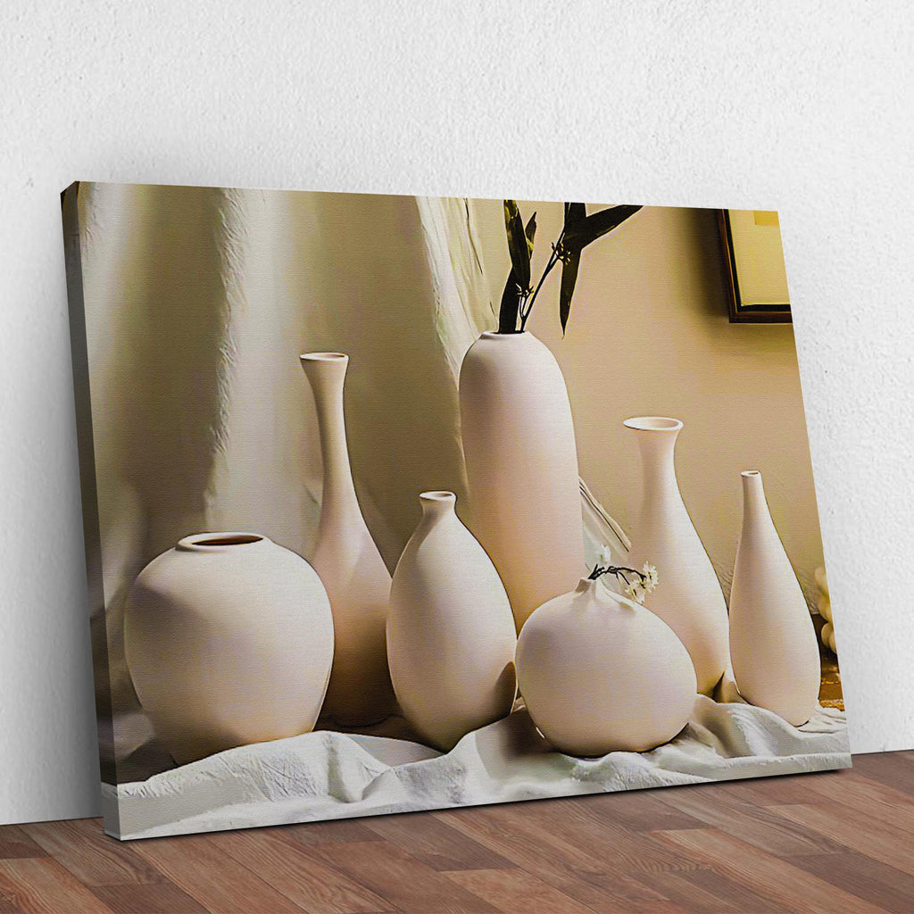 Decor Elements Vase Minimalist Canvas Wall Art by Tailored Canvases
