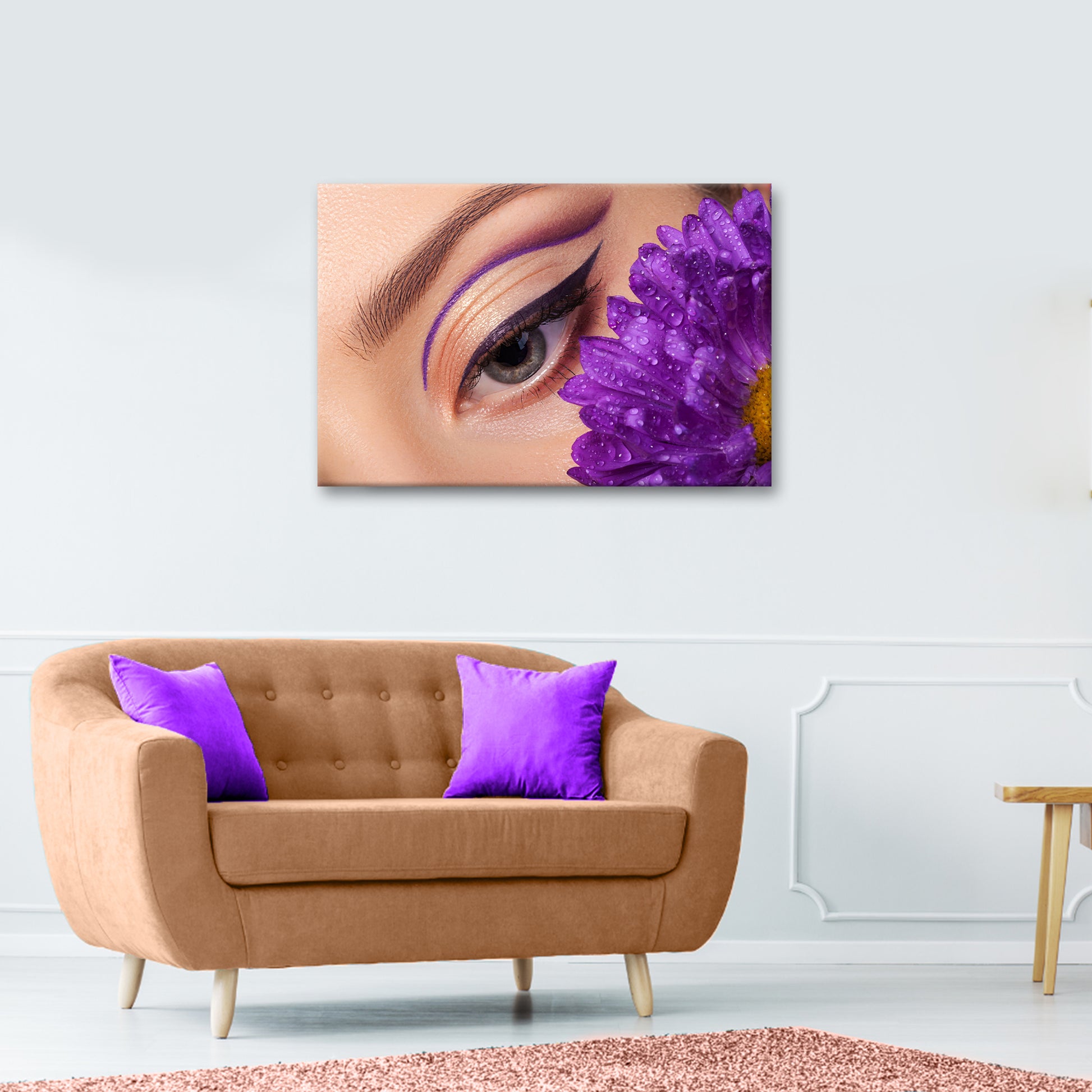Decor Elements Magazine Human Portrait Canvas Wall Art - Image by Tailored Canvases