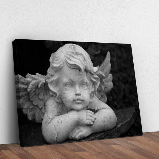 Decor Elements Sculpture Angel Canvas Wall Art Style 2 - Image by Tailored Canvases