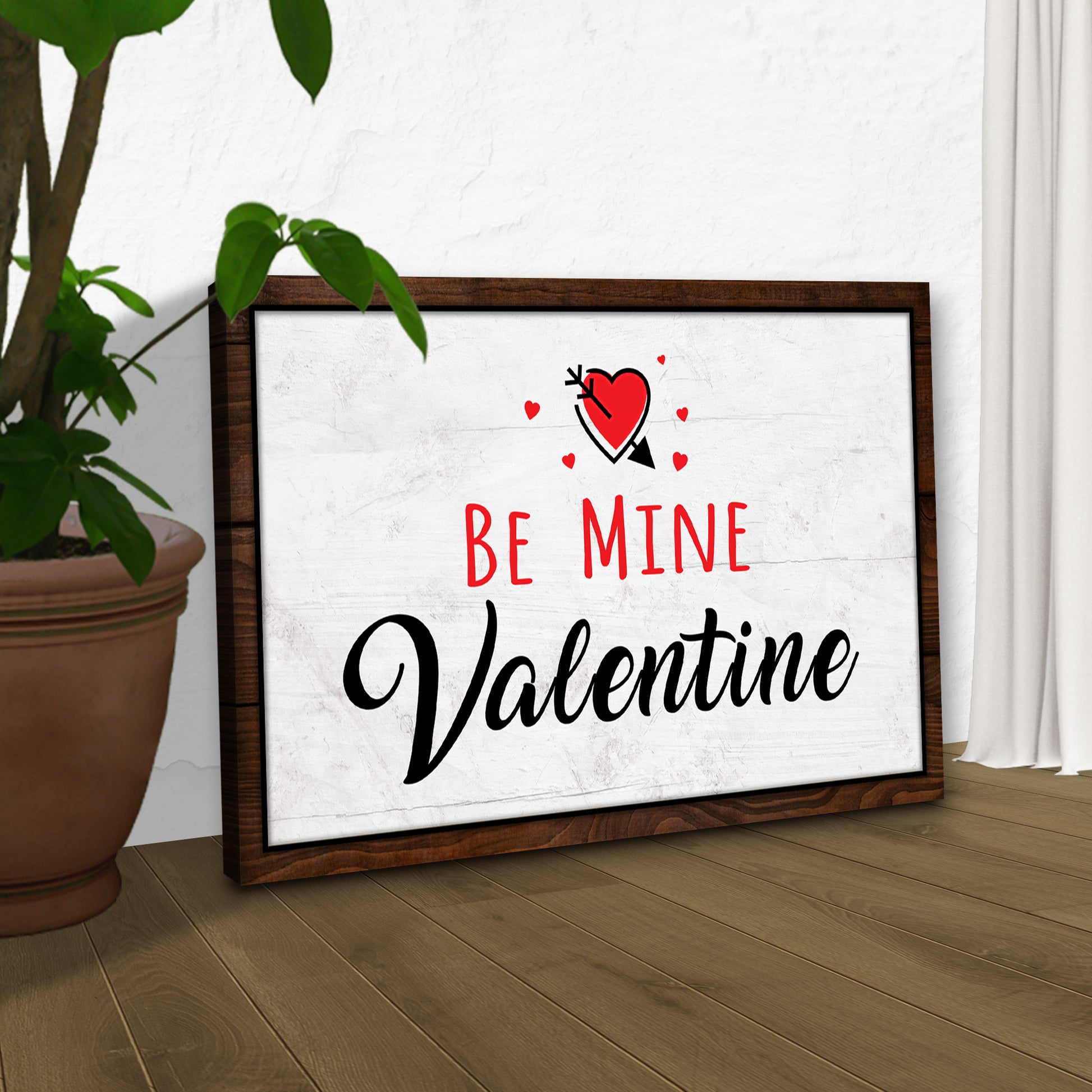 Be Mine Valentine Sign Style 2 - Image by Tailored Canvases