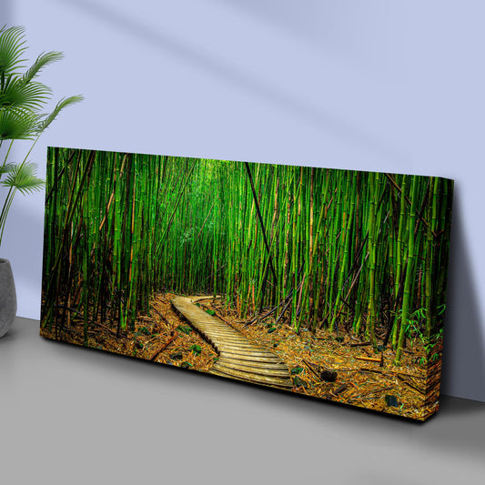 Ever-Green Bamboo Forest Canvas Wall Art - Image by Tailored Canvases