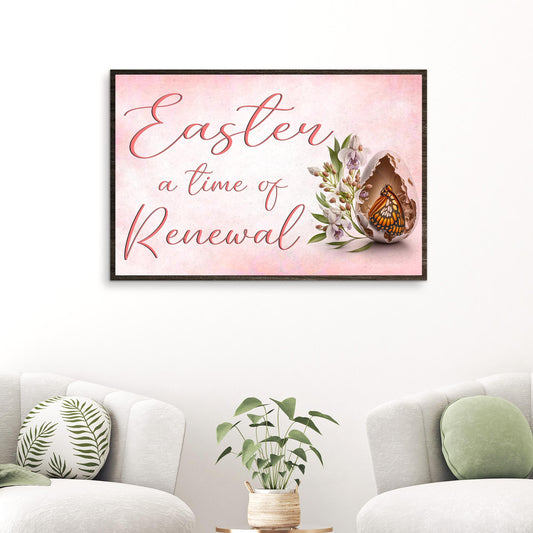 A Time Of Renewal Sign - Image by Tailored Canvases