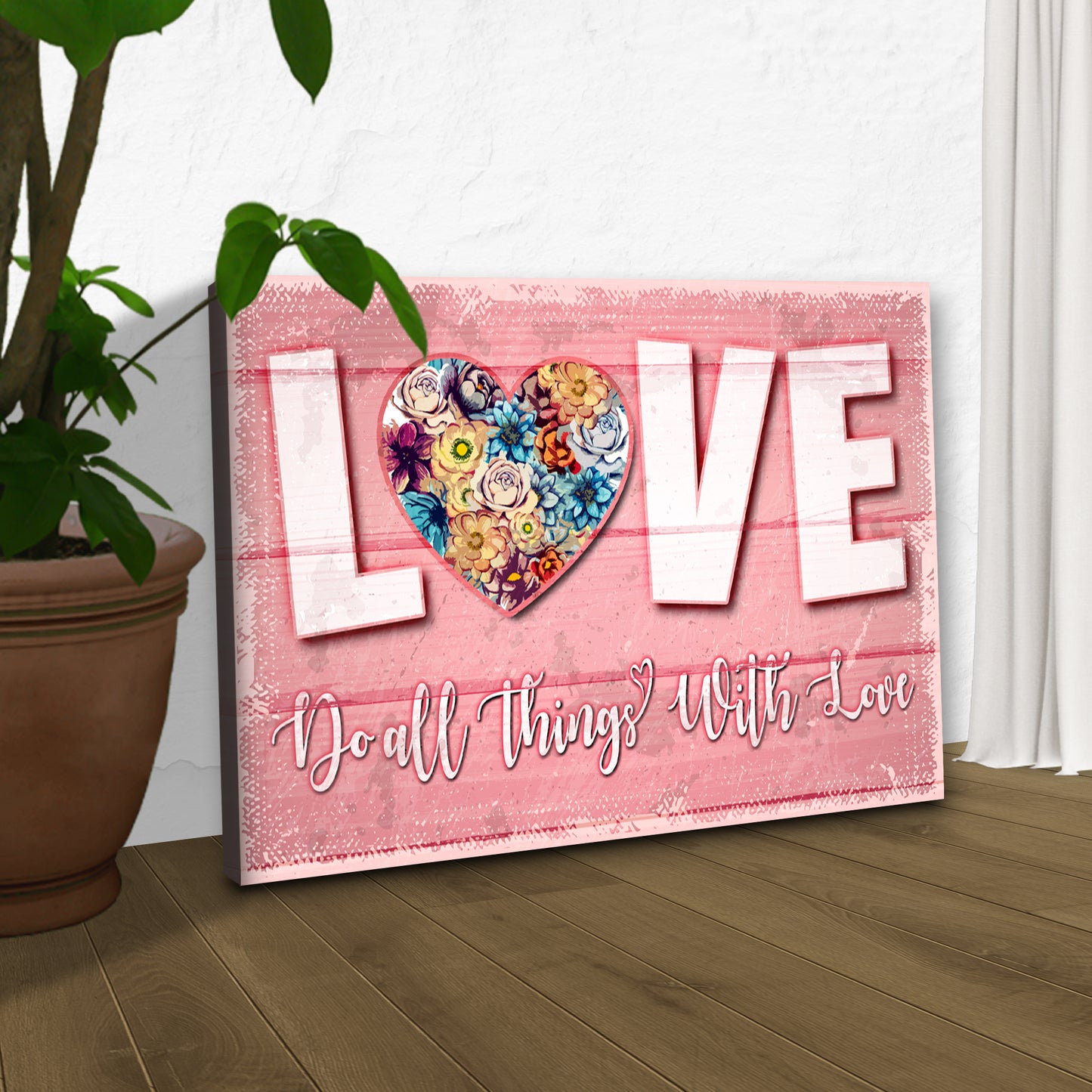 Valentines Day Decor Love Sign Style 2 - Image by Tailored Canvases