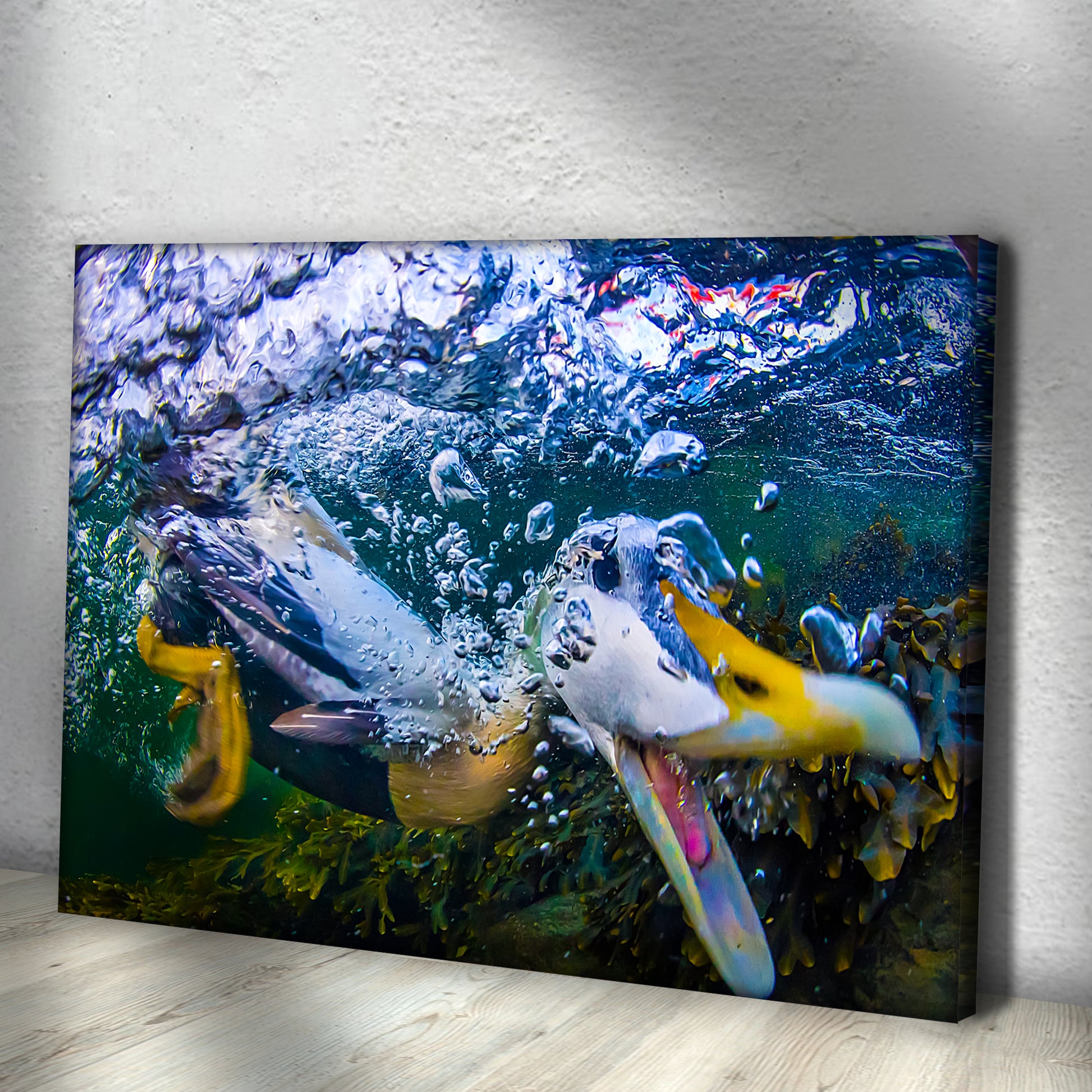 Diving Duck Canvas Wall Art Style 2 - Image by Tailored Canvases