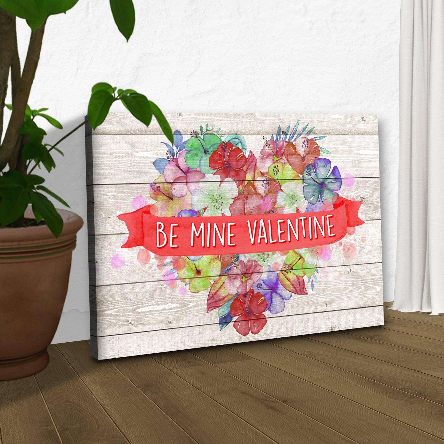 Be My Valentine Sign II Style 2 - Image by Tailored Canvases