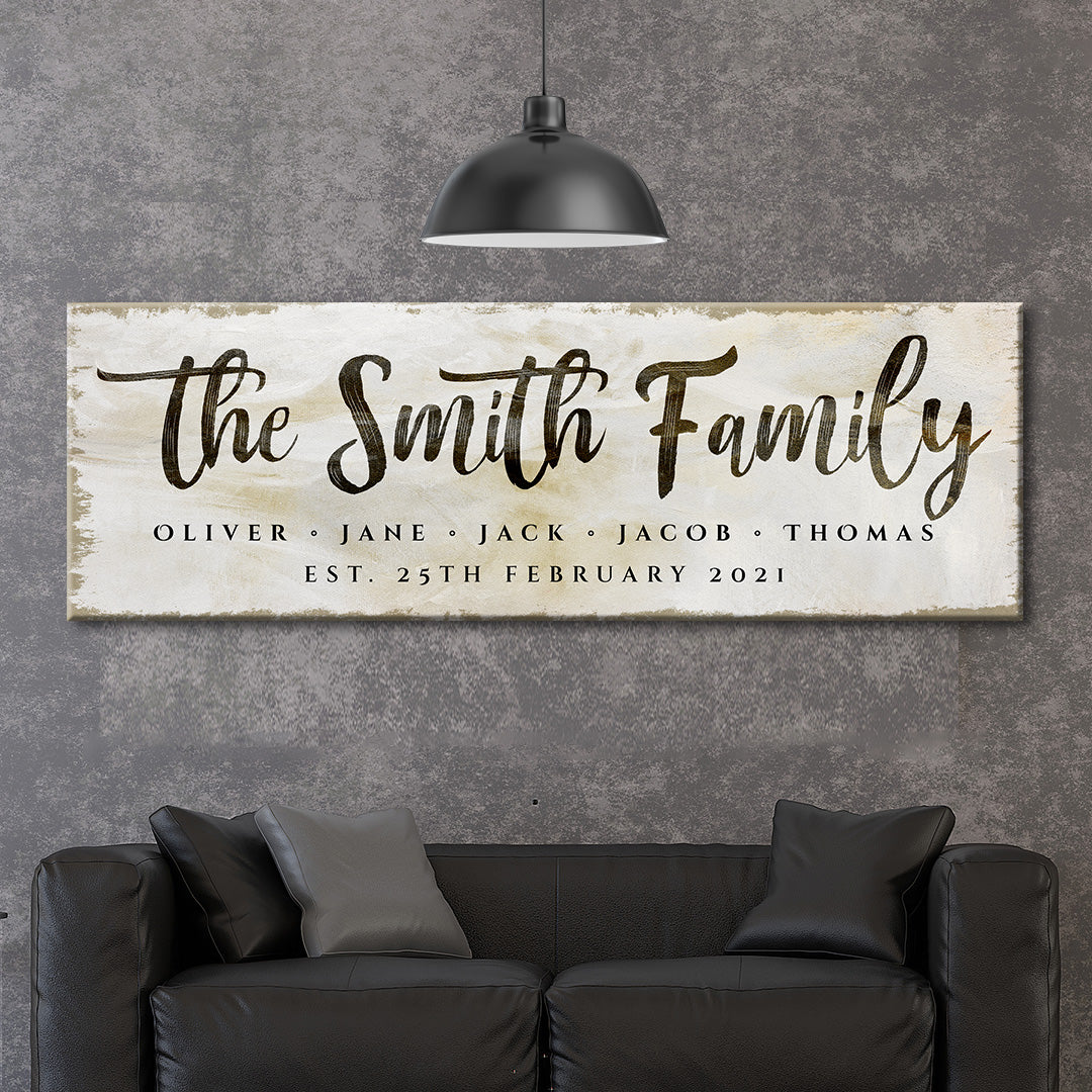 Family Sign II - Image by Tailored Canvases