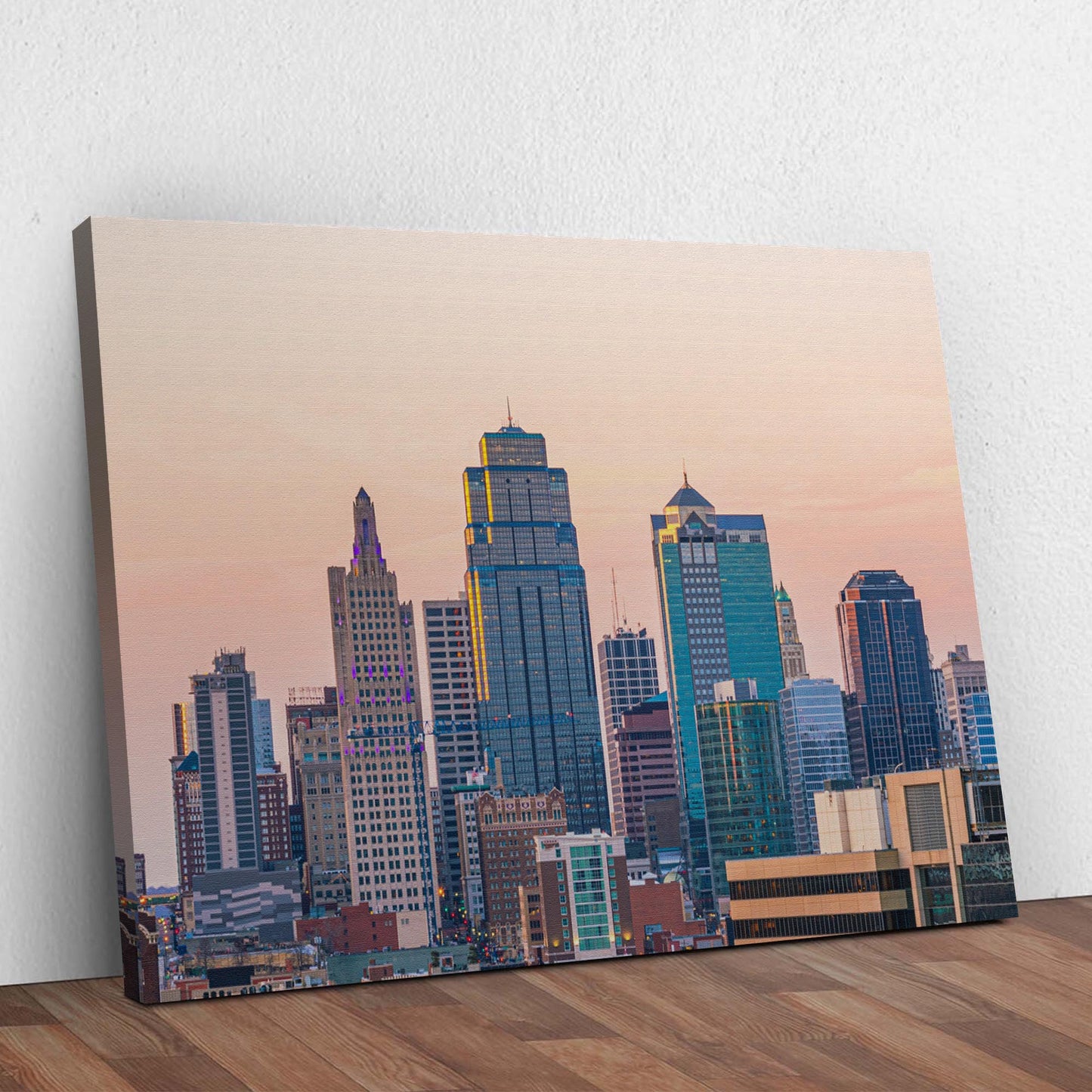 Skyscraper Kansas City Canvas Wall Art Style 2 - Image by Tailored Canvases