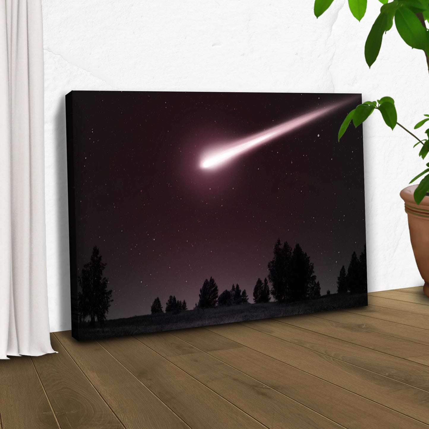 Comet Streak Canvas Wall Art Style 2 - Image by Tailored Canvases