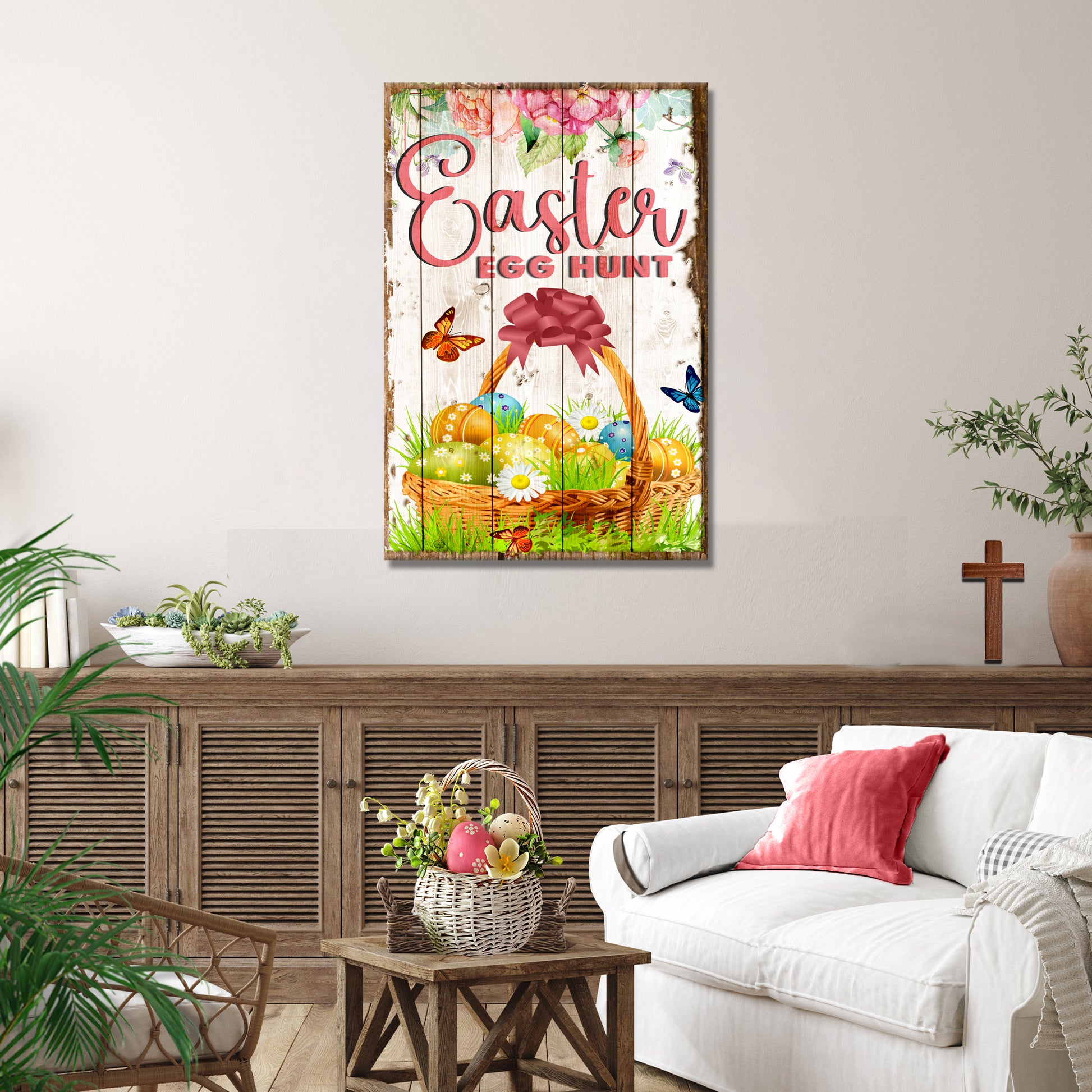 Easter Egg Hunt Sign  - Image by Tailored Canvases