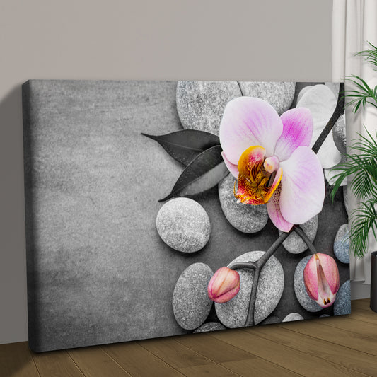 Fresh White Orchid Flower Canvas Wall Art - Image by Tailored Canvases