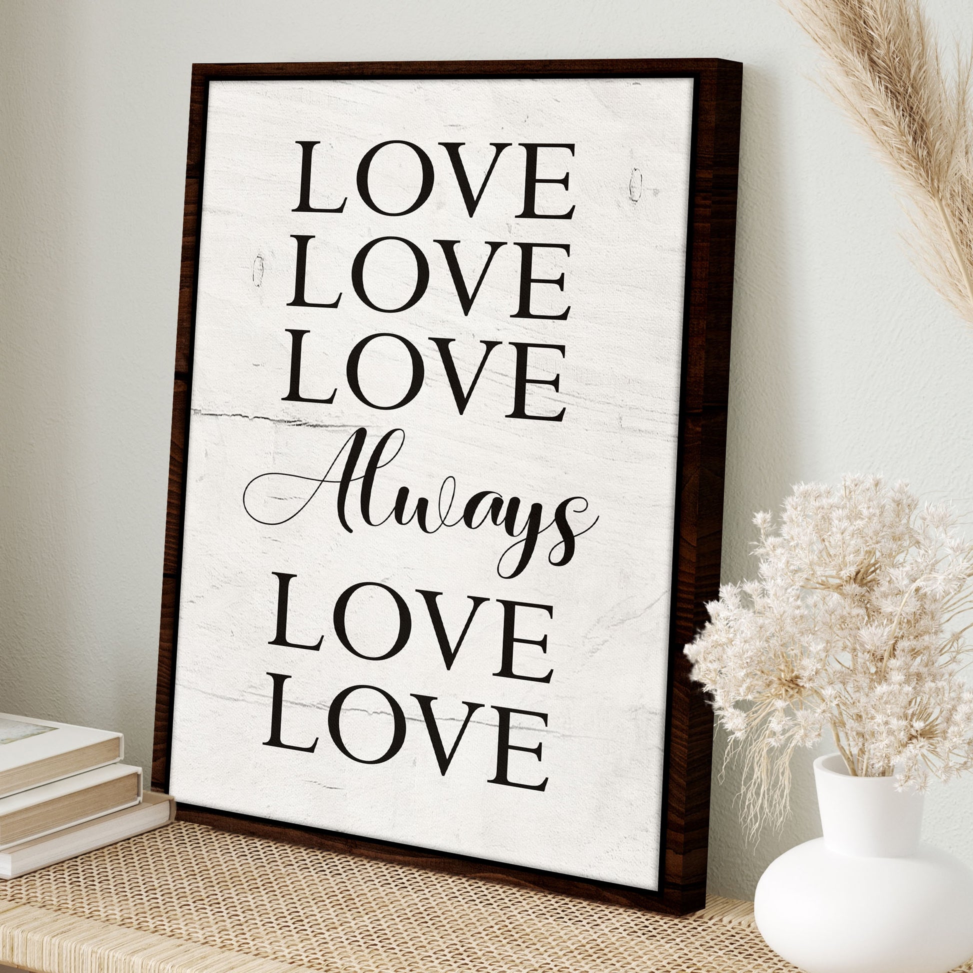Valentine Love Always Sign Style 2 - Image by Tailored Canvases