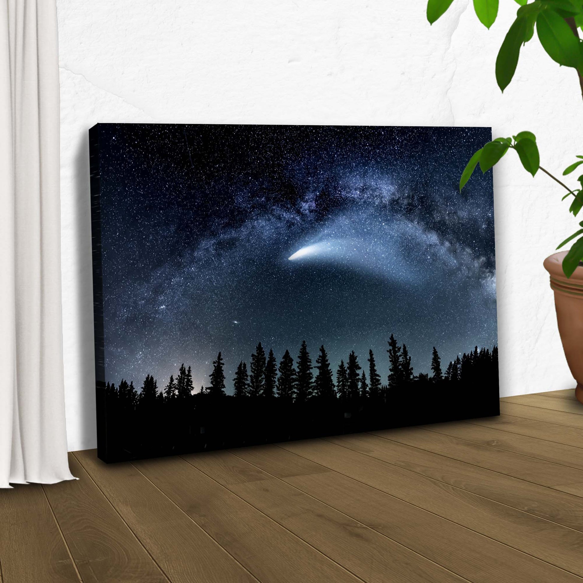 Comet Neowise Canvas Wall Art Style 2 - Image by Tailored Canvases