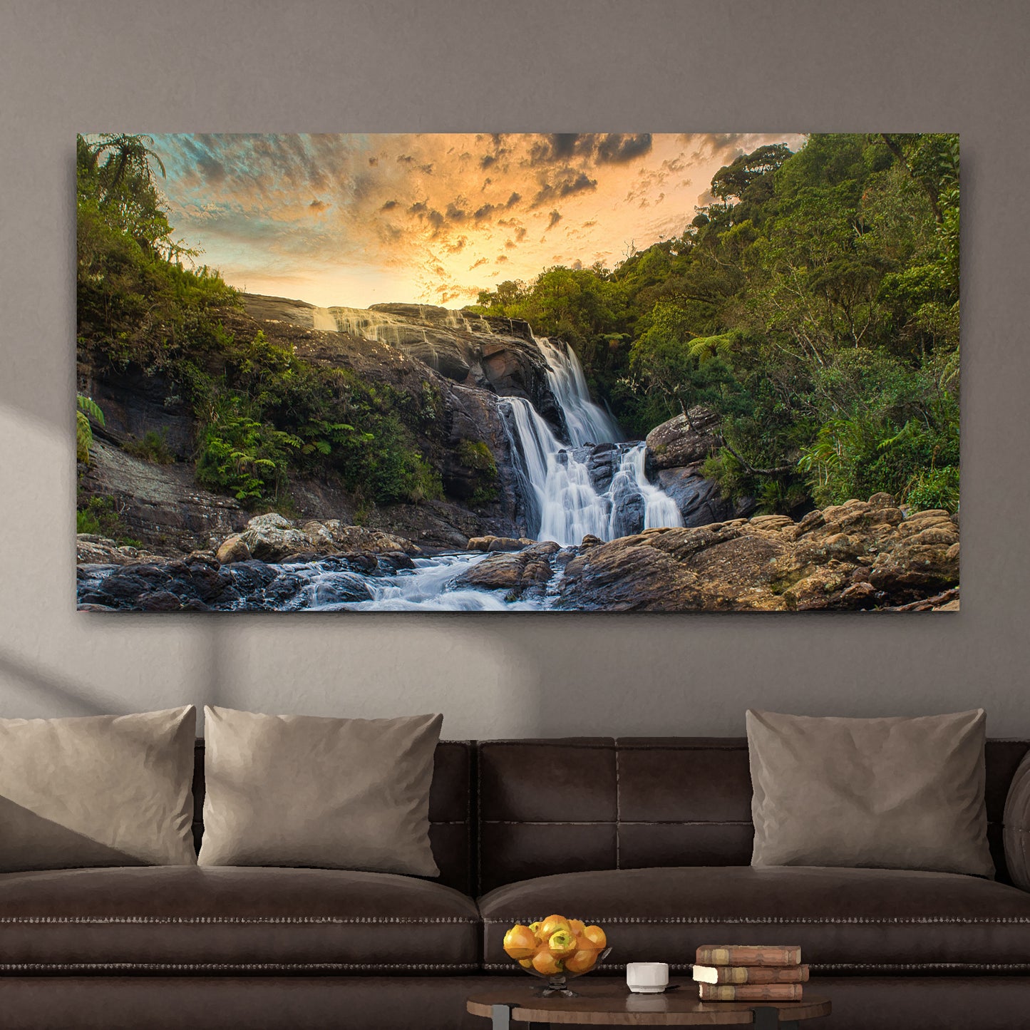 Sunset Nature Wilderness Canvas Wall Art - Image by Tailored Canvases