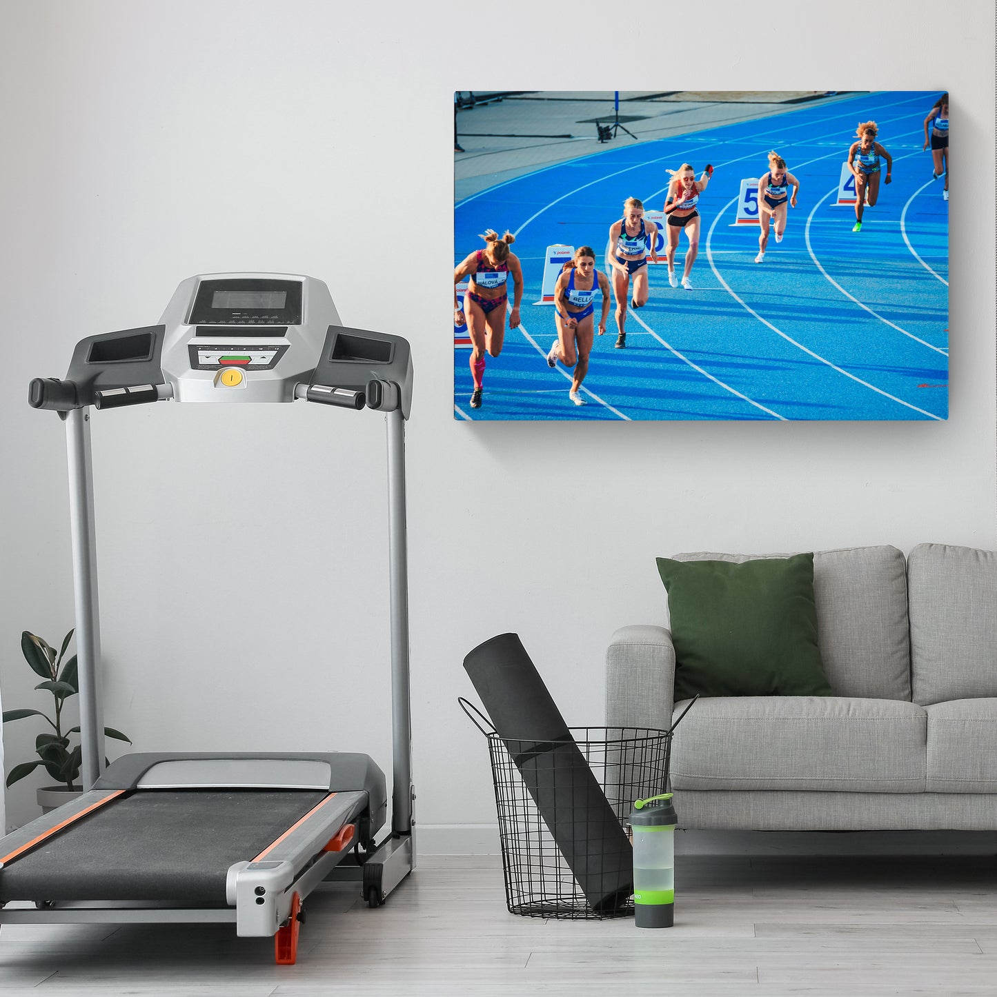Track and Field Canvas Wall Art Style 1 - Image by Tailored Canvases