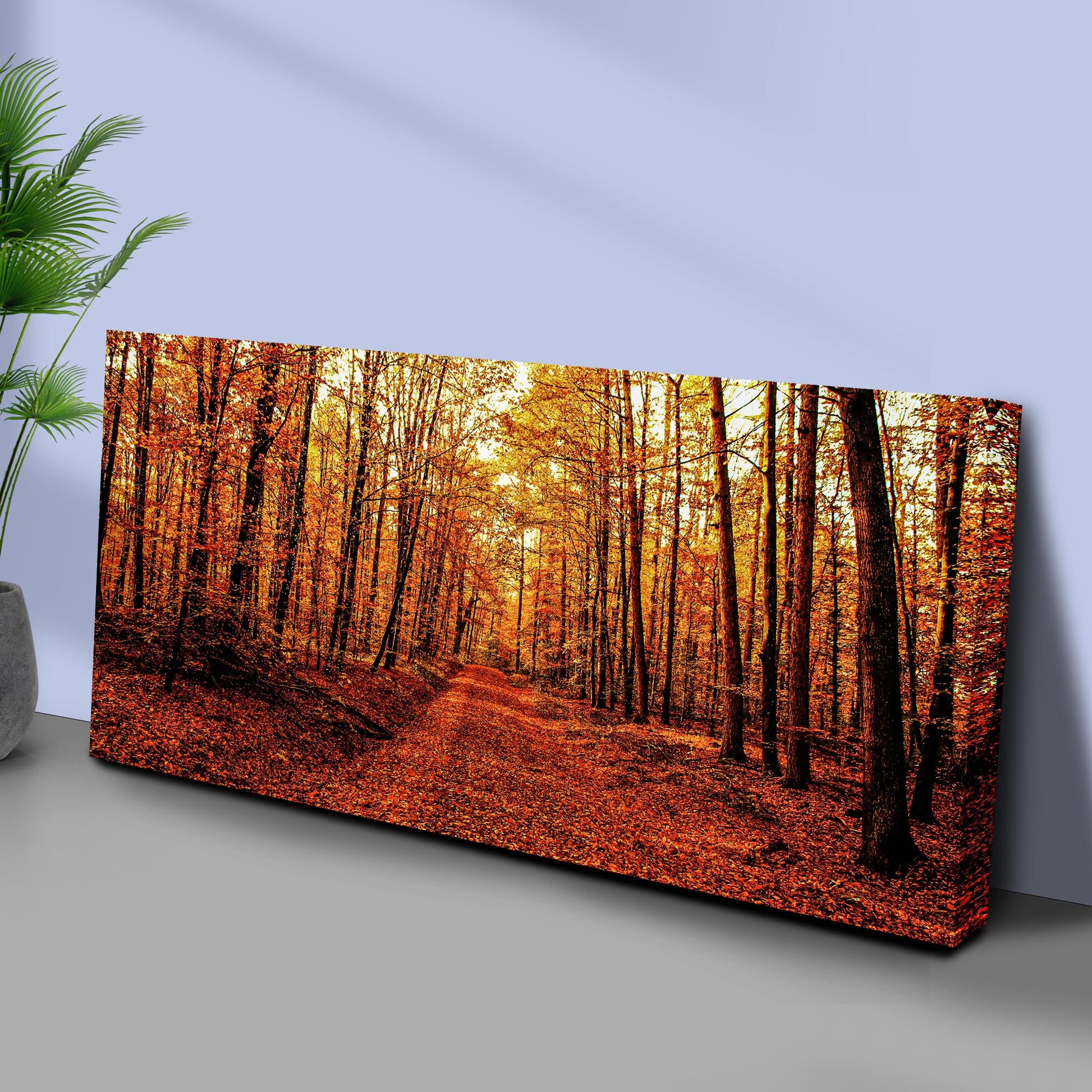 Autumn Tree Forest Canvas Wall Art Style 1 - Image by Tailored Canvases
