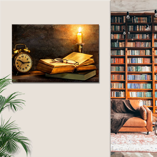 Decor Elements Book Vintage Canvas Wall Art - Image by Tailored Canvases