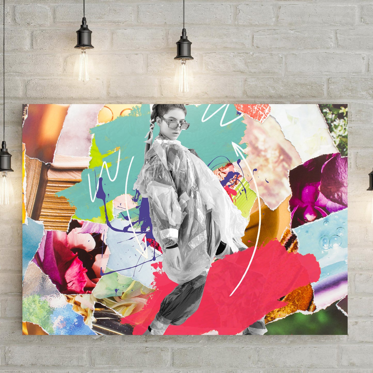 Decor Elements Magazine Fashion Cinema Canvas Wall Art Style 1 - Image by Tailored Canvases