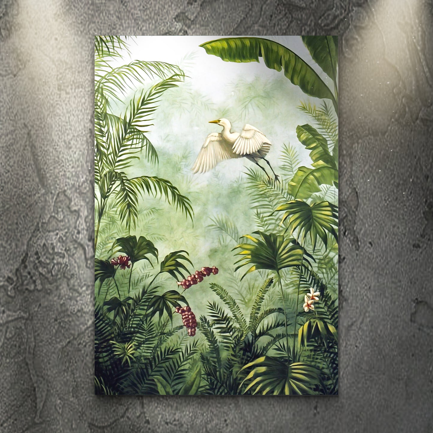 Tropical Rainforest Plants Canvas Wall Art - Image by Tailored Canvases