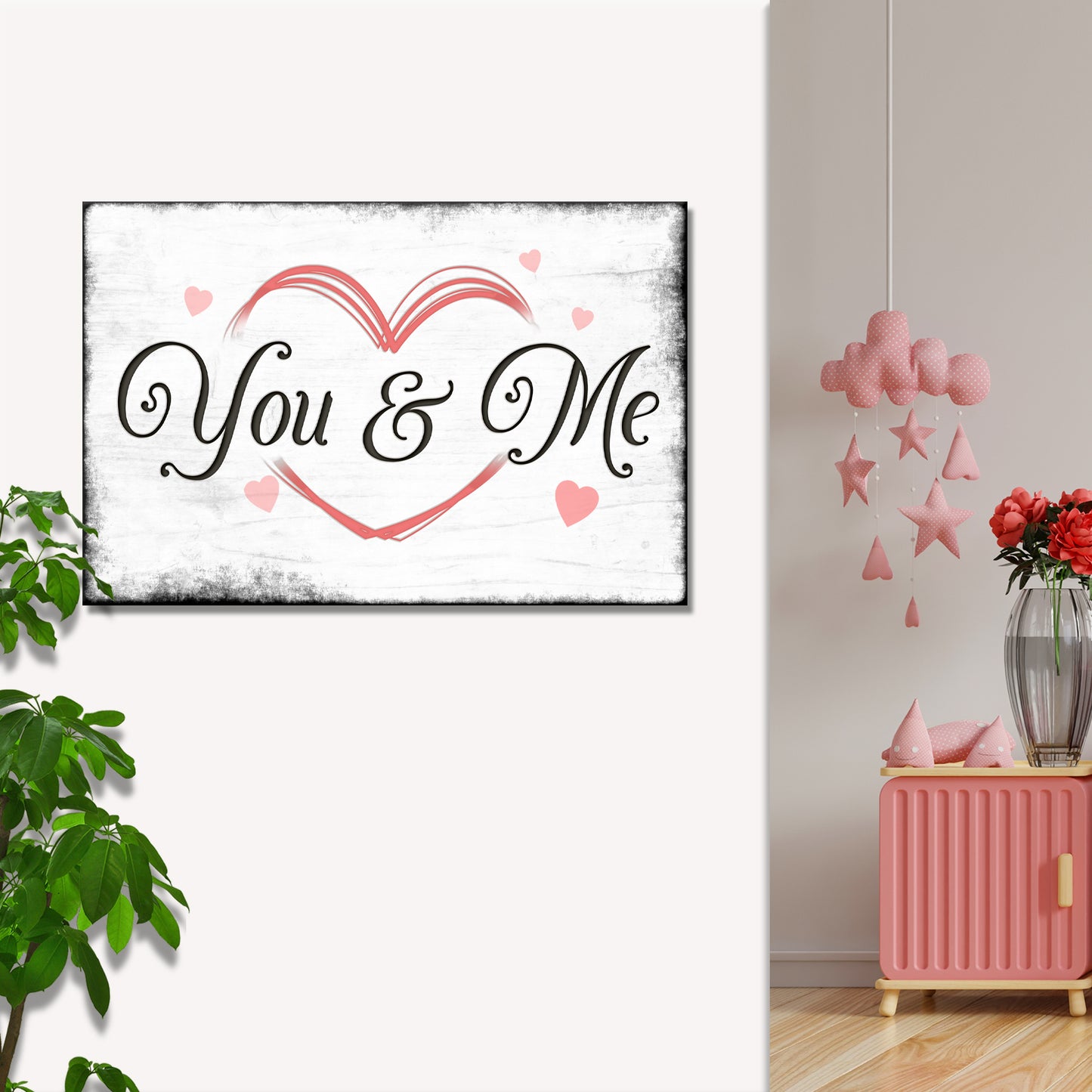 Valentine Sweet Love Letters Sign II Style 1 - Image by Tailored Canvases