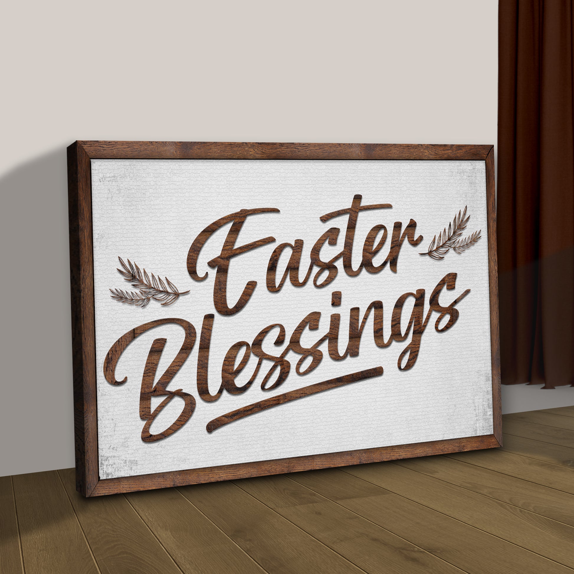 Easter Blessings Sign Style 2 - Image by Tailored Canvases